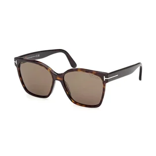 Солнцезащитные очки женские TOM FORD Brown FT1312-52H-56