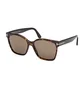 Солнцезащитные очки женские TOM FORD Brown FT1312-52H-56