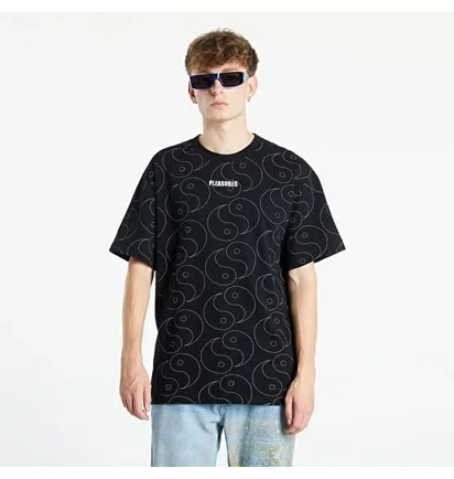 Футболка чоловіча Pleasures Ying Heavyweight Black P21SU021-BLACK