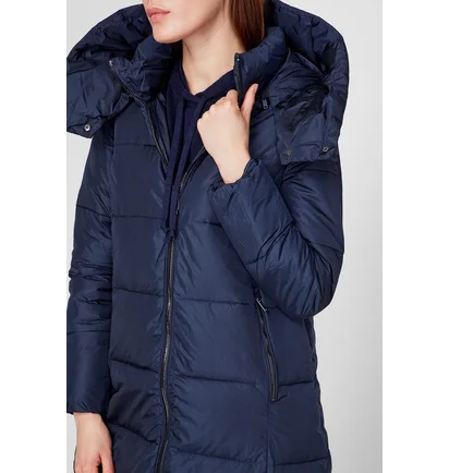 Куртка жіноча Cmp Coat Zip Hood Blue 31K2846-N950
