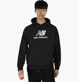 Худи мужское New Balance Sport Essentials French Terry Logo Hoodie Black MT41501BK