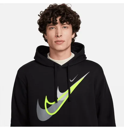 Худі чоловіче Nike Sportswear Fleece Hoodie Black FZ0201-010