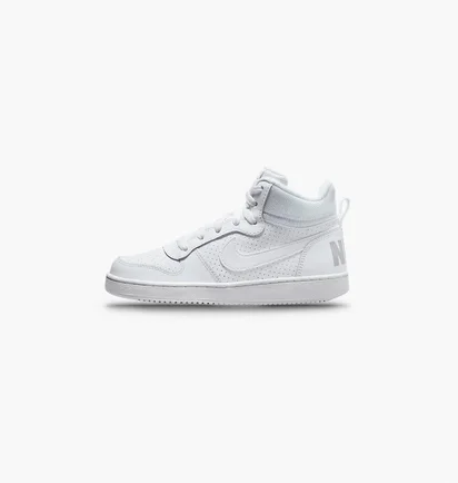 Кроссовки детские Nike Court Borough Mid White 839977-100