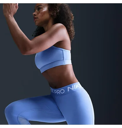 Лосины женские Nike WomenS Mid-Rise Mesh-Panelled Leggings Blue CZ9779-494