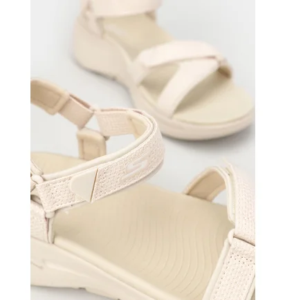 Сандали женские Skechers Go Walk Arch Fit - Cruise Around Beige 140251-NAT