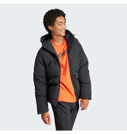 Пуховик чоловічий Adidas Big Baffle Jacket Black IK3156