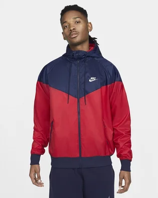 Ветровка мужская Nike Sportswear Windrunner Mens Hooded Jacket Blue/Red DA0001-657