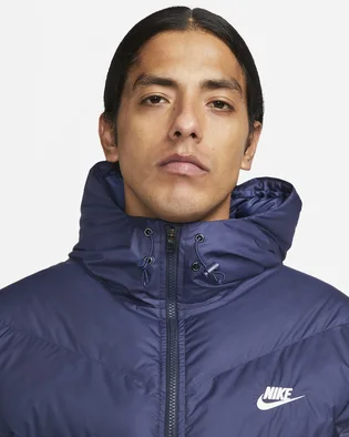 Пуховик мужской Nike Sf Wr Pl-Fld Hd Jkt Blue FB8185-410