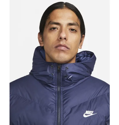 Пуховик чоловічий Nike Sf Wr Pl-Fld Hd Jkt Blue FB8185-410