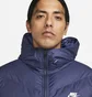 Пуховик чоловічий Nike Sf Wr Pl-Fld Hd Jkt Blue FB8185-410