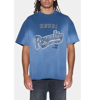 Футболка мужская Ksubi Champions Ekcess Ss Tee Ink Fade Blue MFA25TE009-BLU
