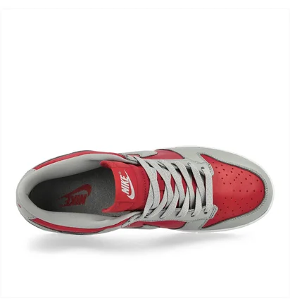 Кроссовки унисекс Nike Dunk Low Grey/Red FQ6965-600