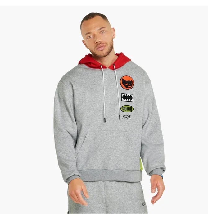 Худи мужское Puma Playbook Grey 534188-01