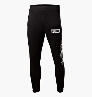 Штани чоловічі Puma Rebel Camo Pants Cl Fleece Black 580559-01