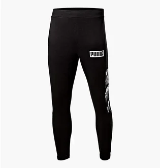 Штаны мужские Puma Rebel Camo Pants Cl Fleece Black 580559-01