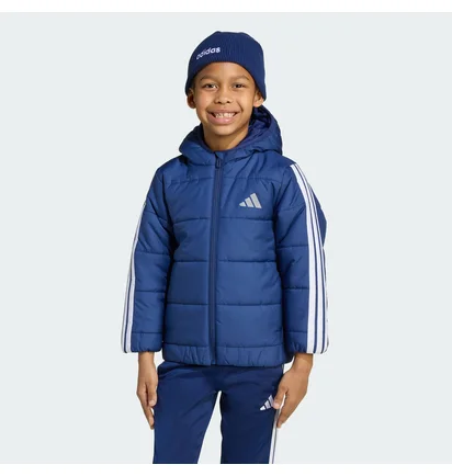Куртка детская Adidas Essentials 3-Stripes Padded Blue JL9048