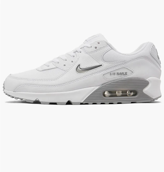 Кросівки чоловічі Nike Air Max 90 Jewel Swoosh Casual Shoes White FN8005-100