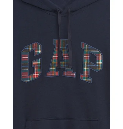 Худи мужское Gap Logo Hoodie Blue 824268001
