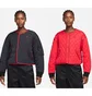 Куртка жіноча Air Jordan Essentials Flight Jacket Black/Red DH0655-010