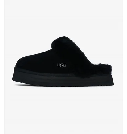 Тапочки женские Ugg Disquette Slippers Black 1122550-Blk