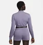 Кофта женская Nike Nsw Chll Ft Crp Crew Violet FN2476-509