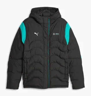Пуховик мужской Puma Mercedes-Amg Petronas Mt7 Ecolite Black 621146-01