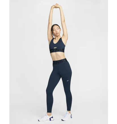 Топ женский Nike Pro Indy Plunge Blue HF7324-478