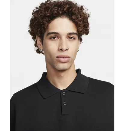 Кофта чоловіча Nike Polo Tech Fleece Reimagined Black FN3401-010