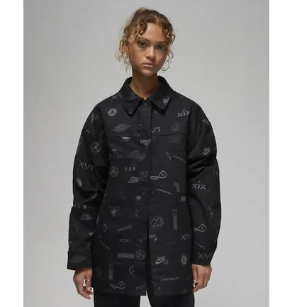 Куртка жіноча Air Jordan WomenS Trucker Jacket Black DX0384-010