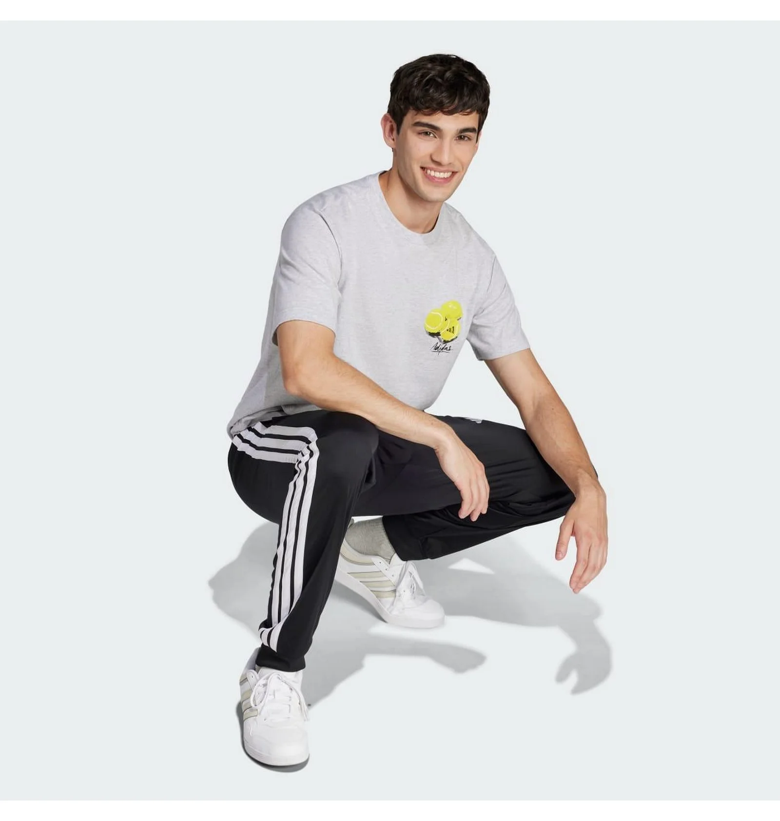 ᐉ Футболка мужская Adidas Lounge Still Life Lemons Graphic Grey