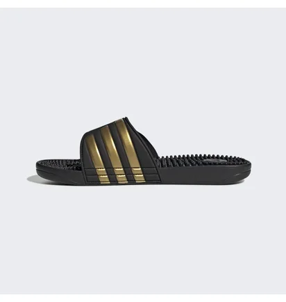 Тапочки унисекс Adidas Adissage Slides Black/Yellow Eg6517