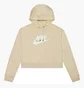 Худи женское Nike Wmns Nsw Essential Cropped Beige CJ6327-206