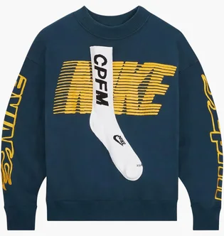 Свитшот унисекс Nike Cpfm Blue DM4965-454