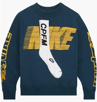 Свитшот унисекс Nike Cpfm Blue DM4965-454