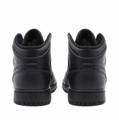 Кроссовки детские Air Jordan 1 Mid Bg Black 554725-093