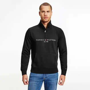 Кофта мужская Tommy Hilfiger Logo Quarter-Zip Black 78JB338-001