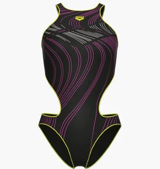 Купальник жіночий Arena One Stream Swimsuit Black 008953-560