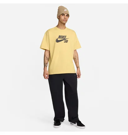 Футболка мужская Nike Msb Tee Logo Hbr Yellow CV7539-700