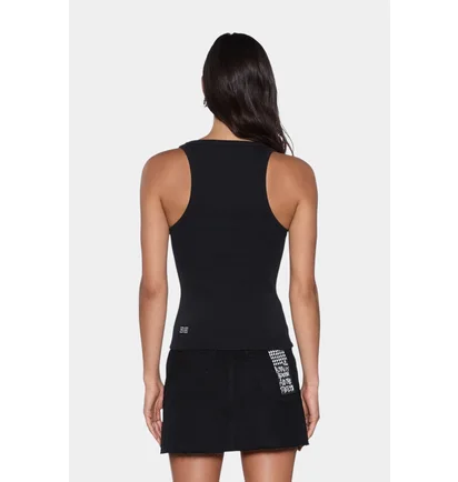 Майка жіноча Ksubi Stacked Origin Tank Black WPS24TA006