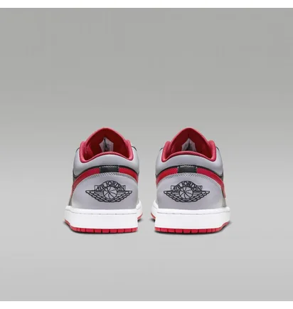 Кроссовки мужские Air Jordan 1 Low Zapatillas Grey/Black 553558-060