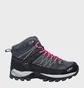 Ботинки женские CMP Rigel Mid Trekking Shoes Wp Grey/Black 3Q12946-74US