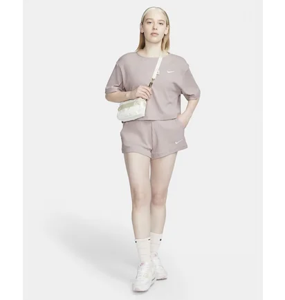 Футболка жіноча Nike W Nsw Rib Jrsy Ss Top Beige DV7870-272