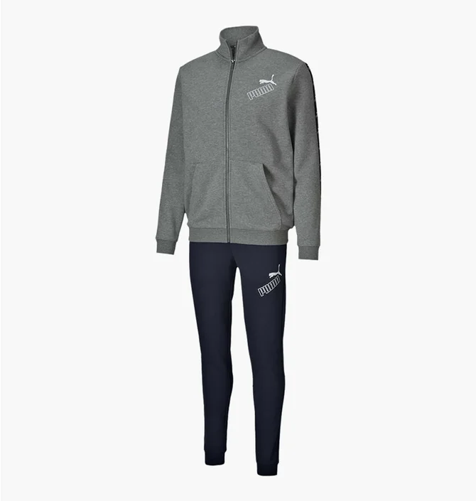 Спортивный костюм мужской Puma Clean Sweat Suit Grey 583598-03