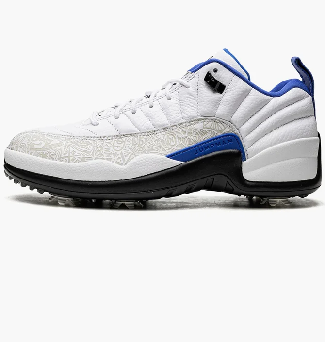 ᐉ Кроссовки мужские Air Jordan 12 Retro Low Golf Nrg P22 White