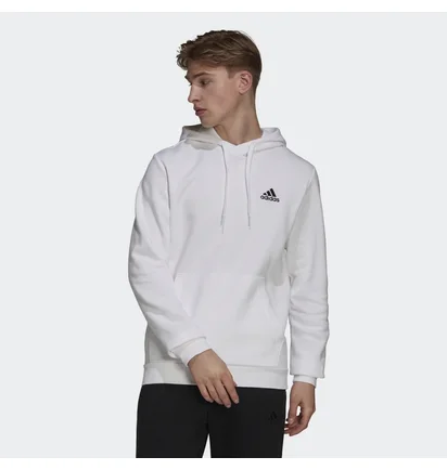 Худи мужское Adidas Essentials Fleece Hoodie White H12211