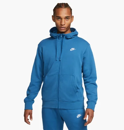 Толстовка мужская Nike Nsw Club Blue Bv2648-407