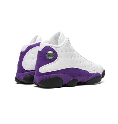 Кроссовки мужские Air Jordan 13 White/Violet 414571-105