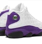 Кроссовки мужские Air Jordan 13 White/Violet 414571-105