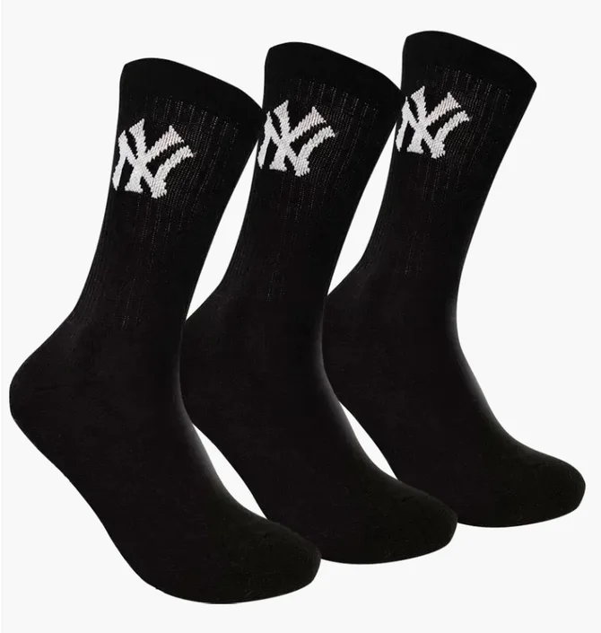 Шкарпетки дитячі New York Yankees Crew Black (3 пари) 15100002-1002