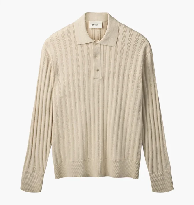 Поло мужское Forét Base Beige F1061